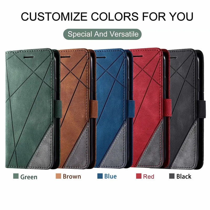 For Realme 9 Pro Flip Magnetic Leather Cover For OPPO Realme 7i 9i 8i 5 6 7 8 9 Pro Plus 5G 6S 5S 5i Wallet Stand Phone Case