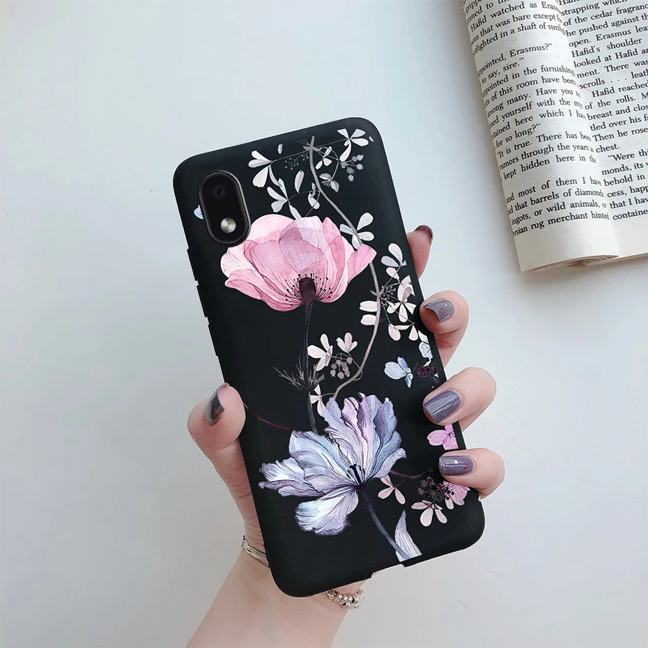 For Samsung Galaxy A01 core Cases Silicon Back Cover Soft Sunflower Phone Case For Samsung A01 core SM-A013 a 01 m01 Core Case