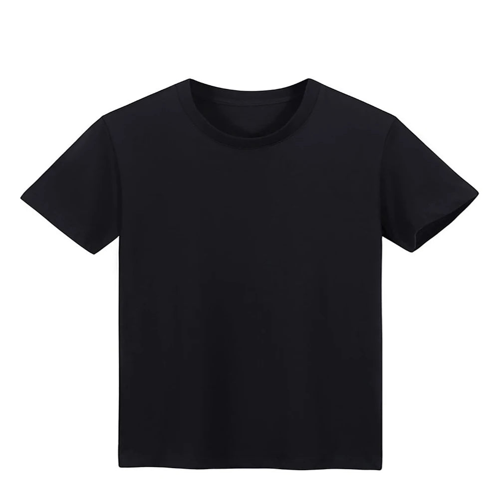 Fashion T-shirt Men's Classic Little Astronaut Printed Pattern Series All-match Casual O-neck Commuter Comfortable Top T-shirt