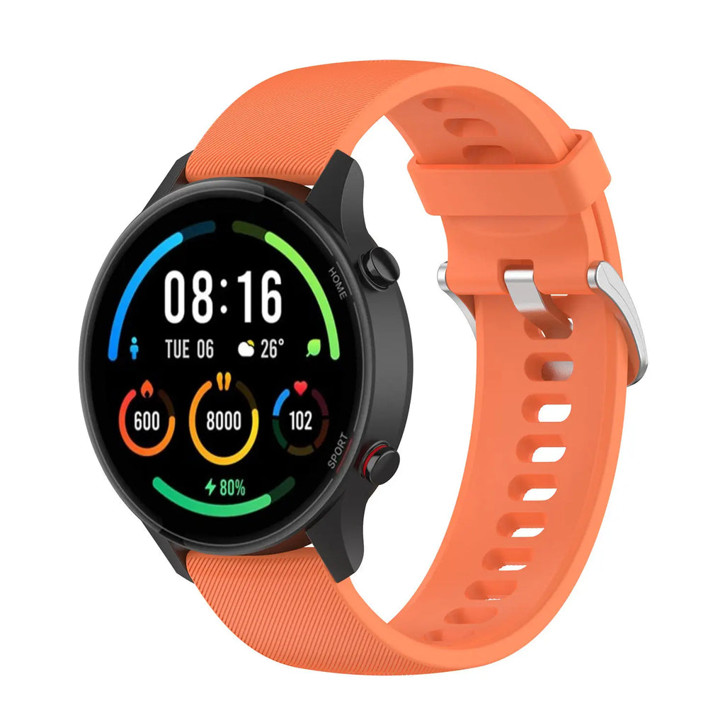 22MM Silicone WatchBand Strap For Xiaomi MI Watch Color Sport Smart Wristband For Xiaomi Haylou RT LS05S Bracelet WirstStrap