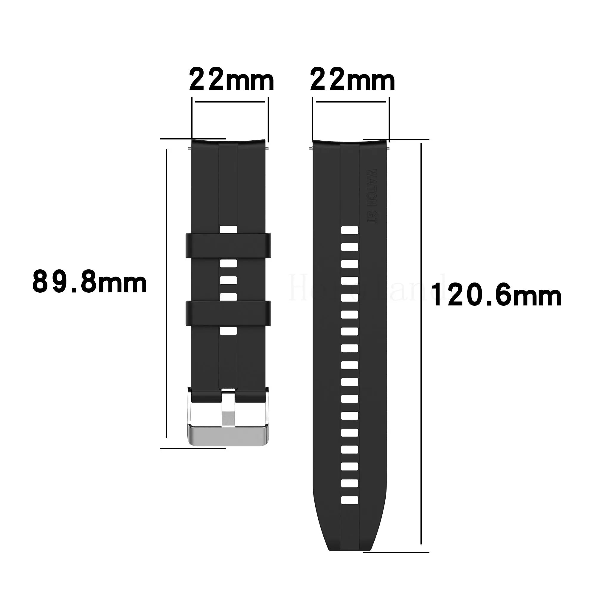 22MM Silicone WatchBand Strap For Xiaomi MI Watch Color Sport Smart Wristband For Xiaomi Haylou RT LS05S Bracelet WirstStrap