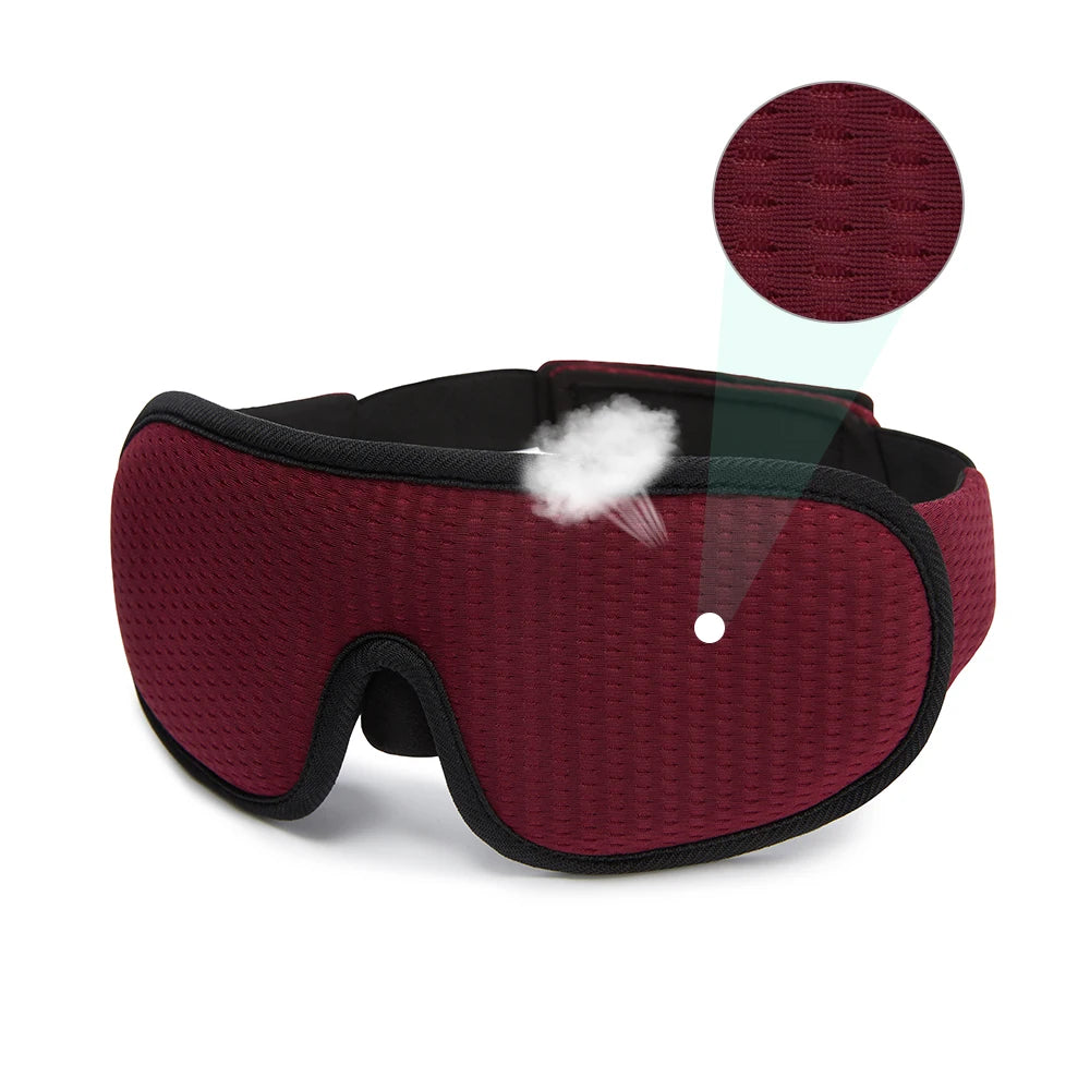 Breathable 3D Sleeping Mask Block Out Light Sleep Mask For Eyes Slaapmasker Eye Shade Blindfold Sleeping Aid Face Mask Eyepatch