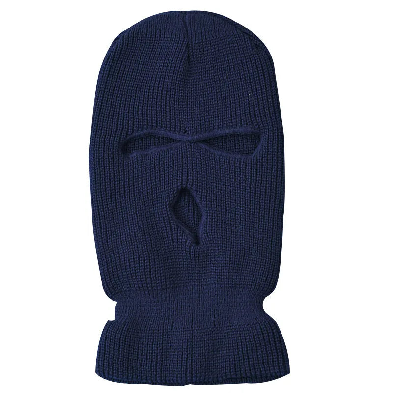 Winter Army Tactical Mask 3 Hole Full Face Mask Ski Mask Winter Cap Balaclava Motorbike Motorcycle Helmet Full Helmet