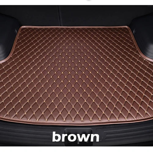 Car trunk mat for Infiniti Q50 Non-hybrid 2014 2015 cargo liner carpet interior accessories cover