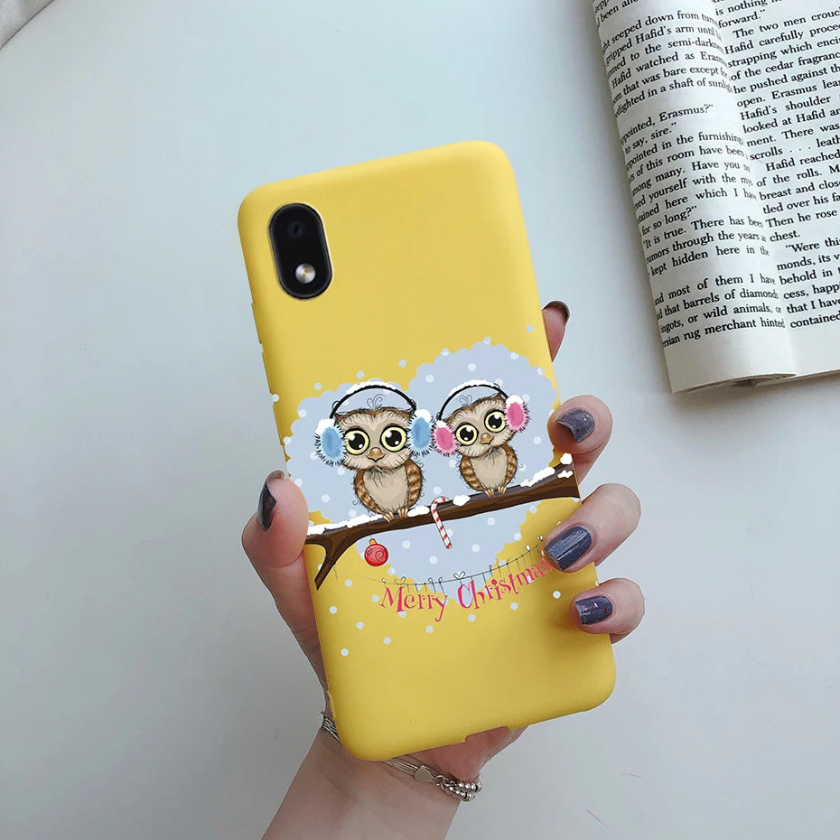 For Samsung Galaxy A01 core Cases Silicon Back Cover Soft Sunflower Phone Case For Samsung A01 core SM-A013 a 01 m01 Core Case