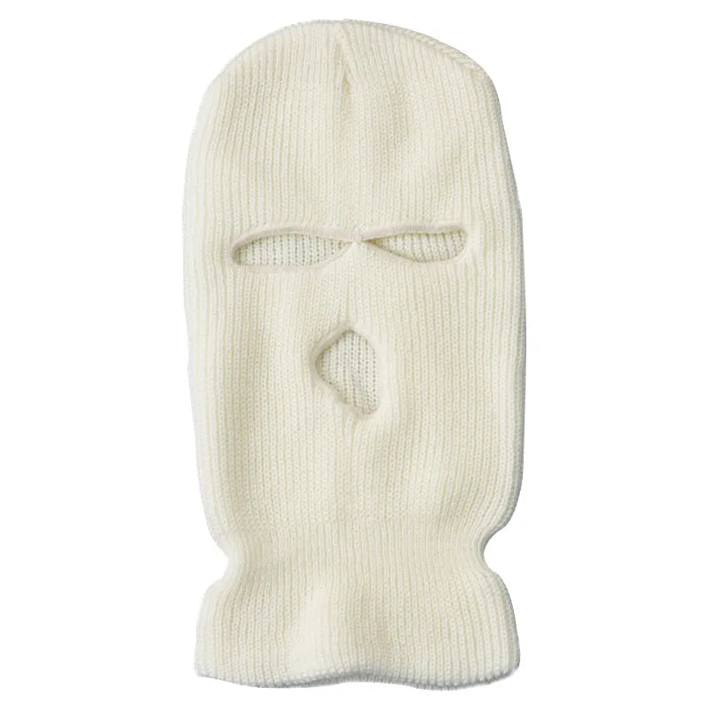 Winter Army Tactical Mask 3 Hole Full Face Mask Ski Mask Winter Cap Balaclava Motorbike Motorcycle Helmet Full Helmet