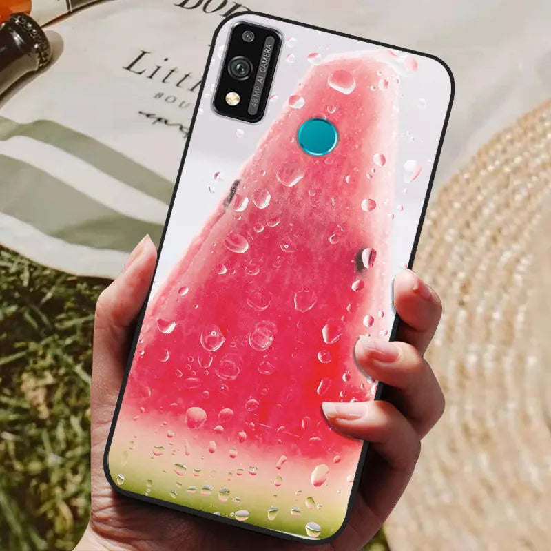 For Honor 9x lite Case Wolf Cartoon Silicon Soft TPU Back Cover For Huawei Honor 9X lite Phone Cases Honor9x Lite Fundas Coque