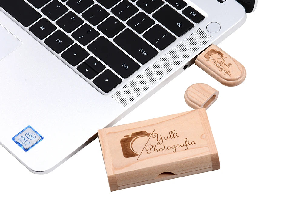 JASTER Wooden USB 3.0 Flash Drives 128GB Free Custom Logo Pen drive 64GB 32GB with Box Memory Stick Creative gift Laptop U disk