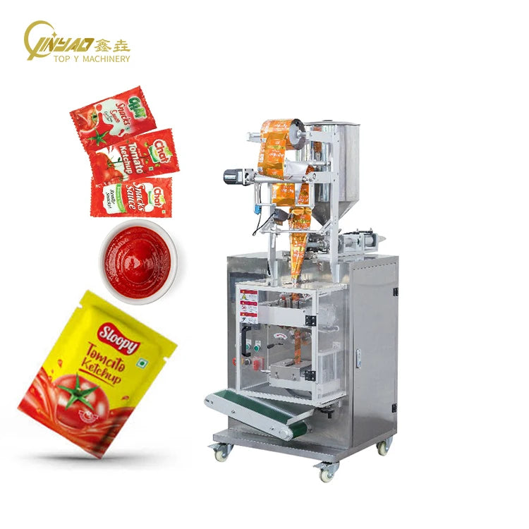 Automatic Honey Liquid Sachet Filling Packaging Machine Good Price Shaped Bag Stick Packing for Food Film and Pouch Type Wrap