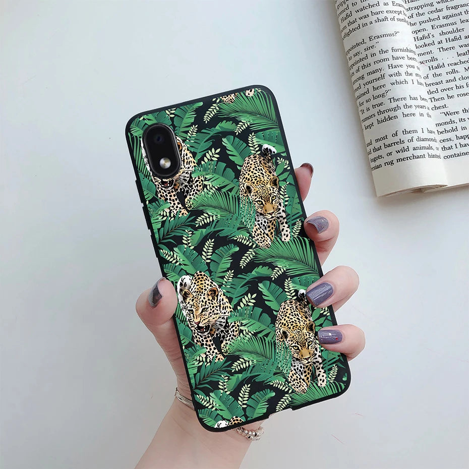 For Samsung Galaxy A01 core Cases Silicon Back Cover Soft Sunflower Phone Case For Samsung A01 core SM-A013 a 01 m01 Core Case