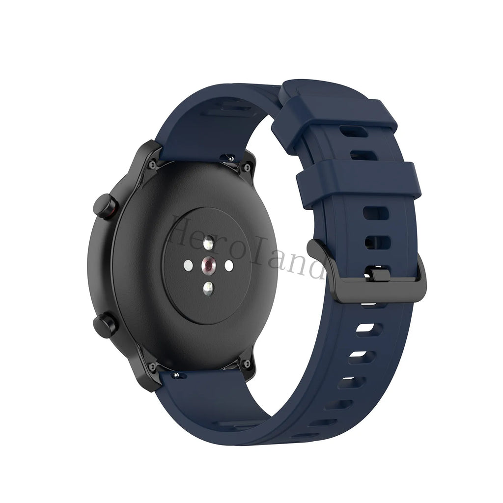 22MM Silicone WatchBand Strap For Xiaomi MI Watch Color Sport Smart Wristband For Xiaomi Haylou RT LS05S Bracelet WirstStrap