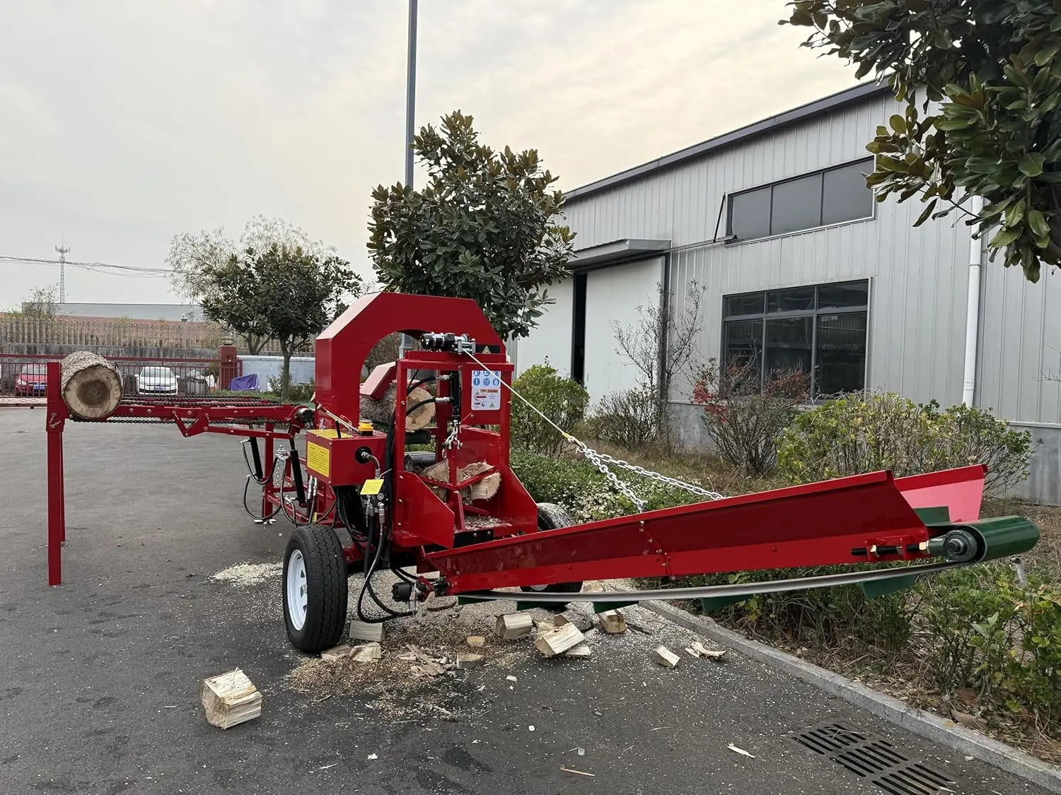 Heavy-Duty 35T Firewood Processor for Efficient Wood Cutting Machine Commercial Wood Processor in North of America