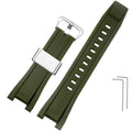 Soft Rubber Watchband Replacement for Casio G SHOCK GST-B100/S300/410/210/W110/W100/S110/S100 Silicone Band Men Strap 26*14mm