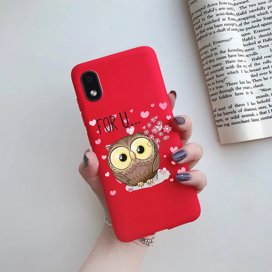 For Samsung Galaxy A01 core Cases Silicon Back Cover Soft Sunflower Phone Case For Samsung A01 core SM-A013 a 01 m01 Core Case
