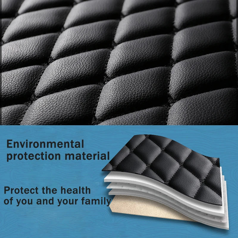 Car trunk mat for Dodge Caliber 2008 2009 2010 2011 Cargo Liner Carpet Interior Parts Accessories Cover