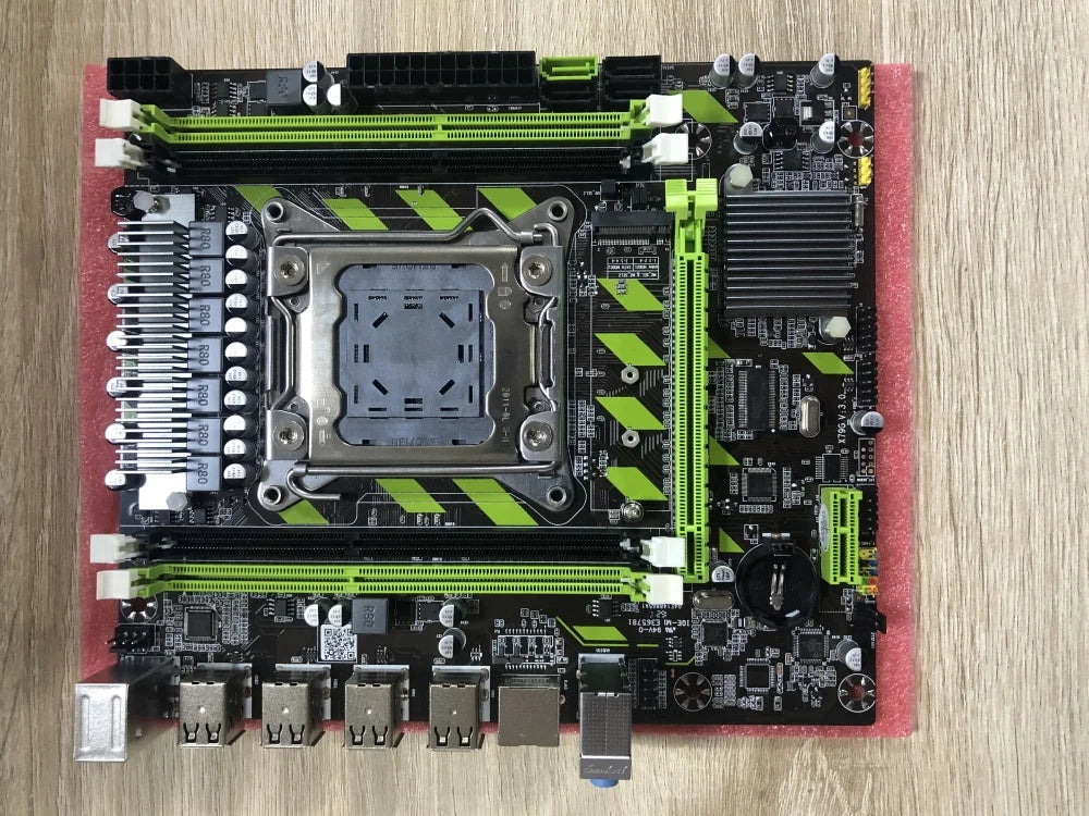 Atermiter X79G  X79 Motherboard LGA 2011 USB2.0 SATA3 Support REG ECC Memory And Xeon E5 Processor 4DDR3  PCI-E NVME M.2