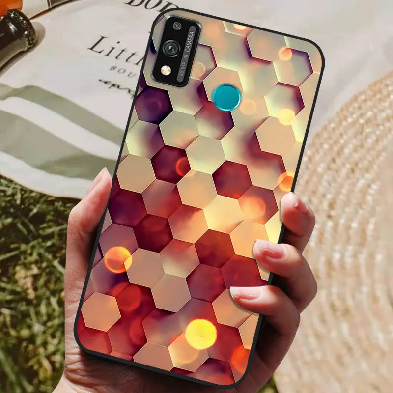 For Honor 9x lite Case Wolf Cartoon Silicon Soft TPU Back Cover For Huawei Honor 9X lite Phone Cases Honor9x Lite Fundas Coque