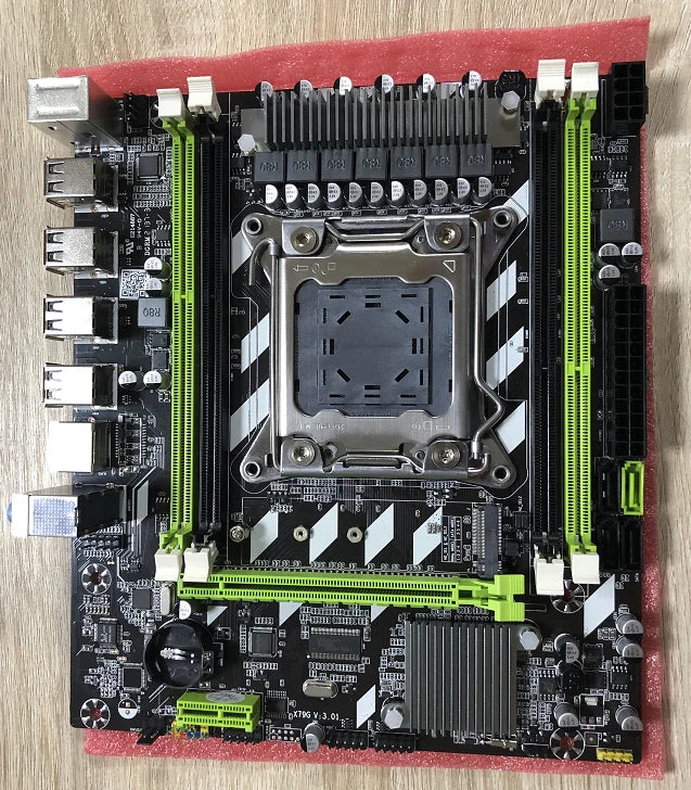 Atermiter X79G  X79 Motherboard LGA 2011 USB2.0 SATA3 Support REG ECC Memory And Xeon E5 Processor 4DDR3  PCI-E NVME M.2