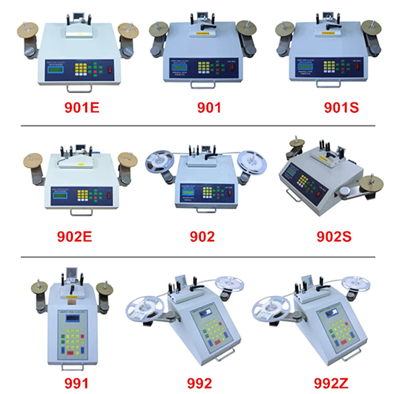 Automatic SMD Parts Component Counter Resistance IC Chip Inductance Capacitor Electronic Adjustable Speed Count Machine