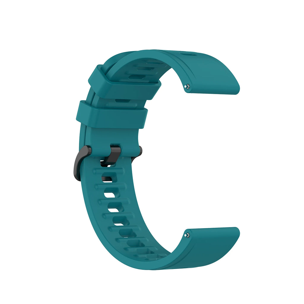 22MM Silicone WatchBand Strap For Xiaomi MI Watch Color Sport Smart Wristband For Xiaomi Haylou RT LS05S Bracelet WirstStrap