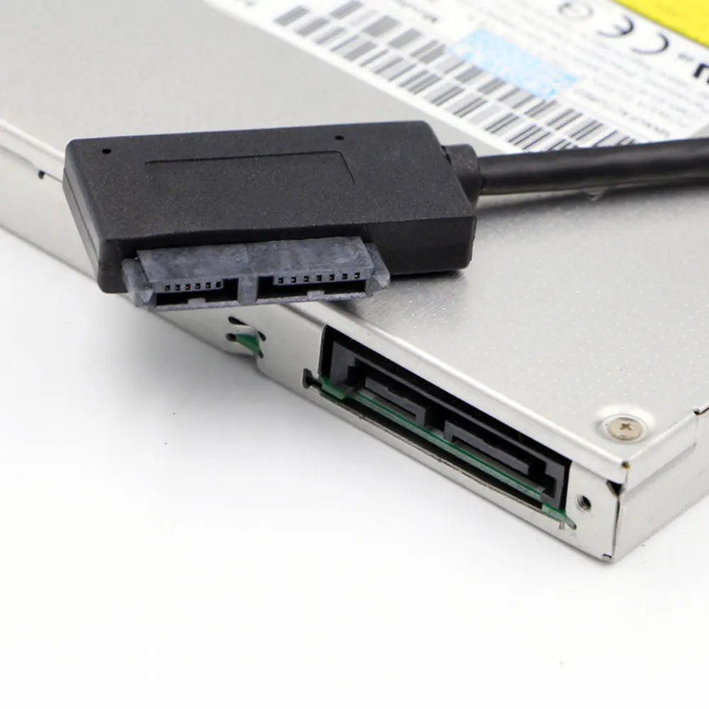 USB3.0 to Mini Sata II 7+6 13Pin Adapter SATA Converter Cable for Laptop CD/DVD ROM Slimline Drive USB 3.0 SATA Hard Drive Cable