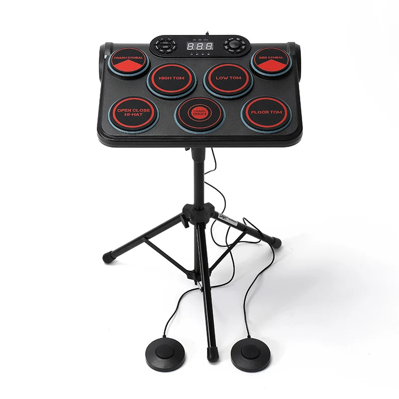 Electronic Drum  Kit Professional  Set Portable Beater Pad Adult And Children Beginner Home Electronic Drum Gift