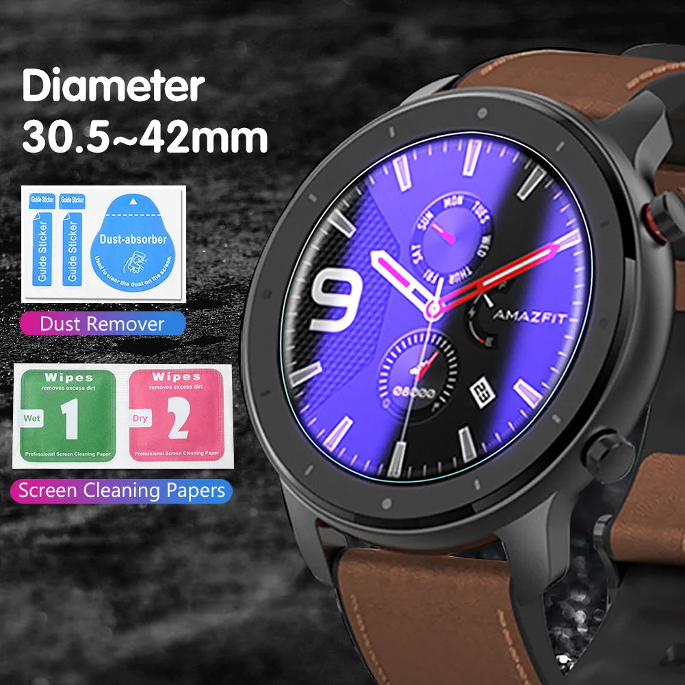 Tempered Glass Smart Watch Screen Protector Film 30.5 31 31.5 32 32.5 33 33.7 34 34.5 35 35.5 36 36.5 37 37.5 38 38.5 41 42mm