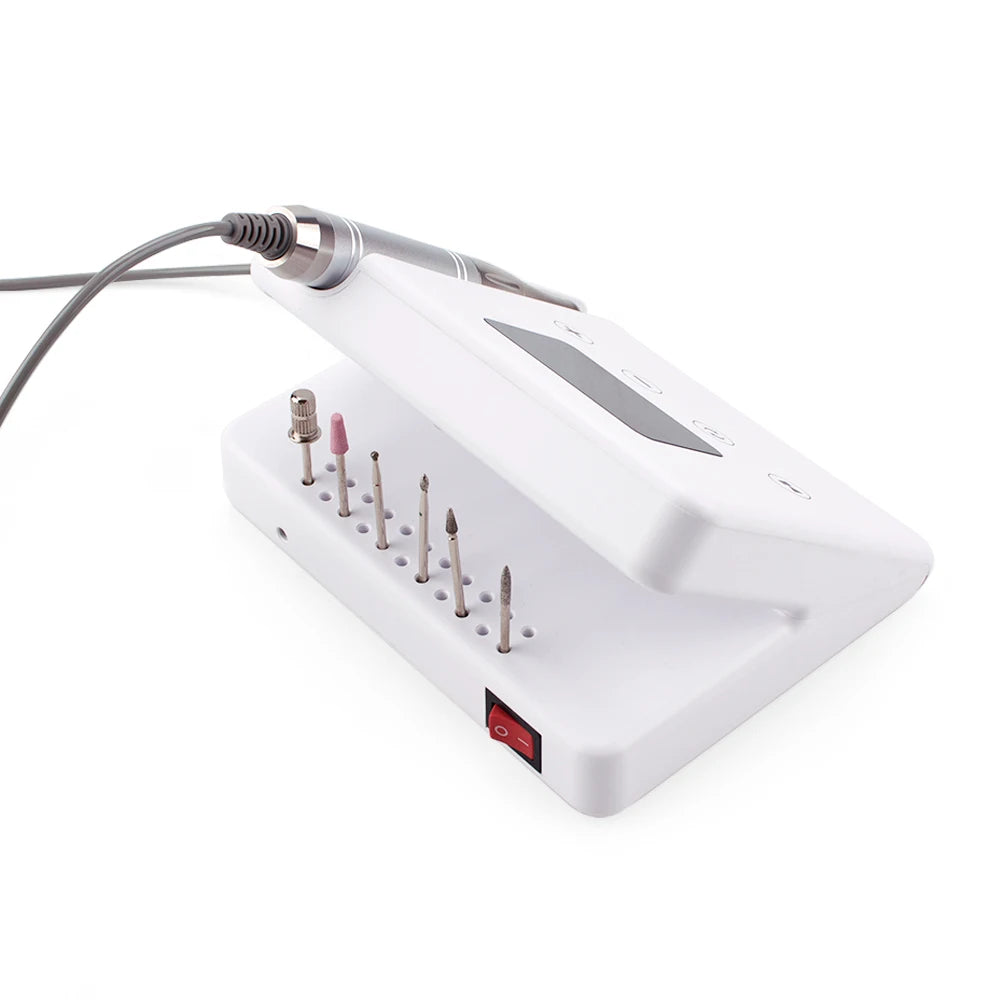 High Quality Professional High Torque 35000rpm Unique Telephone Design Desktop Use Coreless Motor Plug in Nail Drill Machine