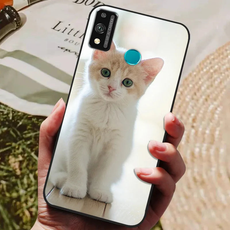 For Honor 9x lite Case Wolf Cartoon Silicon Soft TPU Back Cover For Huawei Honor 9X lite Phone Cases Honor9x Lite Fundas Coque