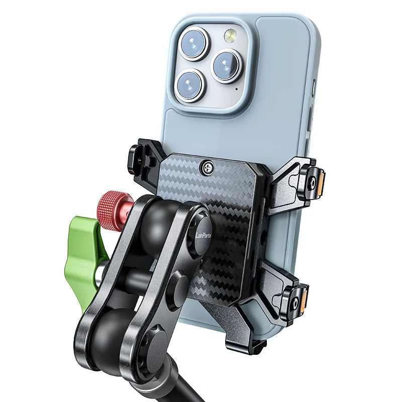 Lanparte Selfie Stick Stabilizator Telephone Holder Adjustment Angle Bicycle Mobile Phone Holder for Bike