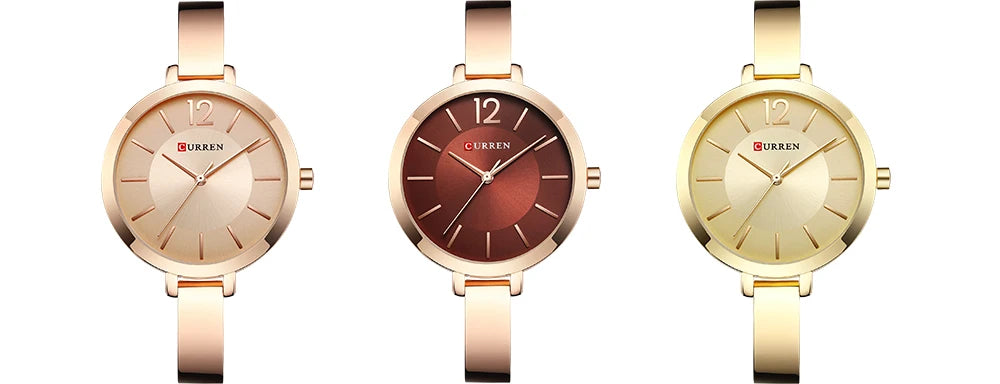Women Watches Top Brand Luxury CURREN 9012 Quartz Women Watches Casual Fashion Ladies Wrist Watch Lady Clock relogio feminino