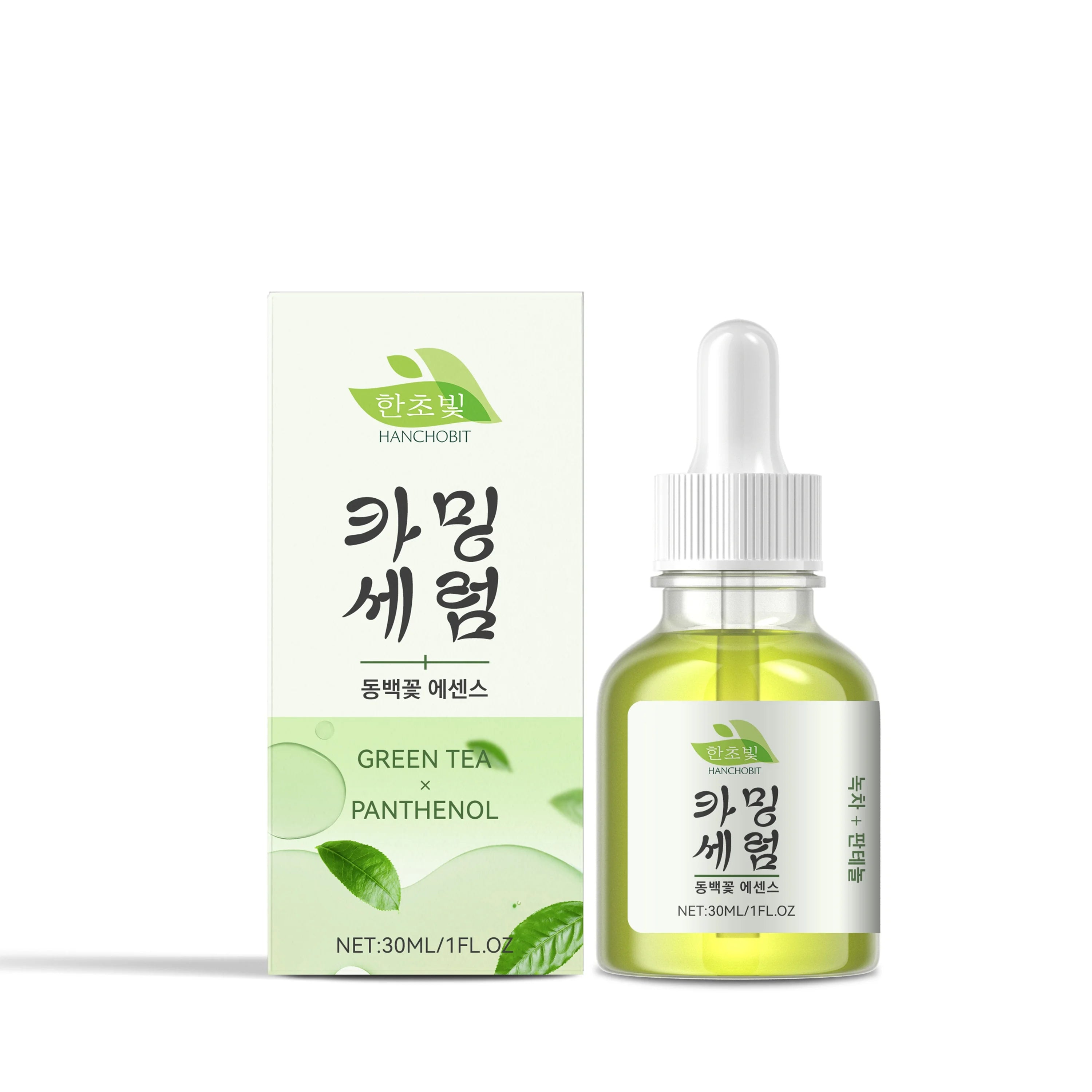 HANCHOBIT Facial Essence Green Tea Panthenol Hydrating Moisturizer Nourishing and Tender Skin Care