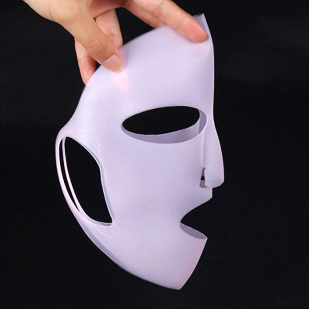 Silicone world Silicone Face Mask Reusable Moisturizing Lifting Firming Anti Wrinkle Face Firming Gel Sheet Mask Skin Care