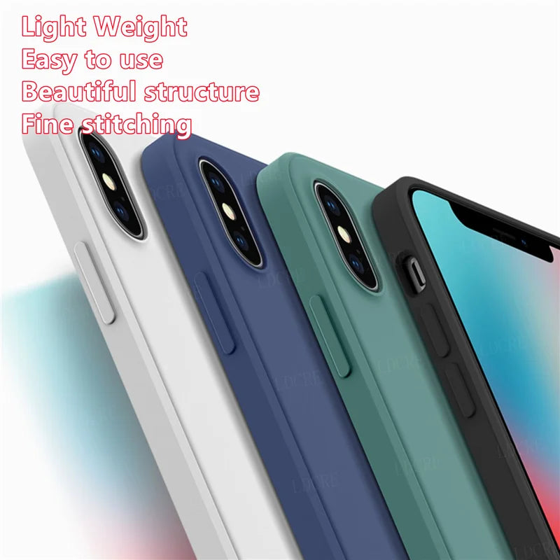 For Cover Xiaomi Redmi Note 12S Case Redmi Note 12S Capas Back Liquid Silicone Soft TPU Fundas Redmi Note 10 11 12 Pro Plus 12S