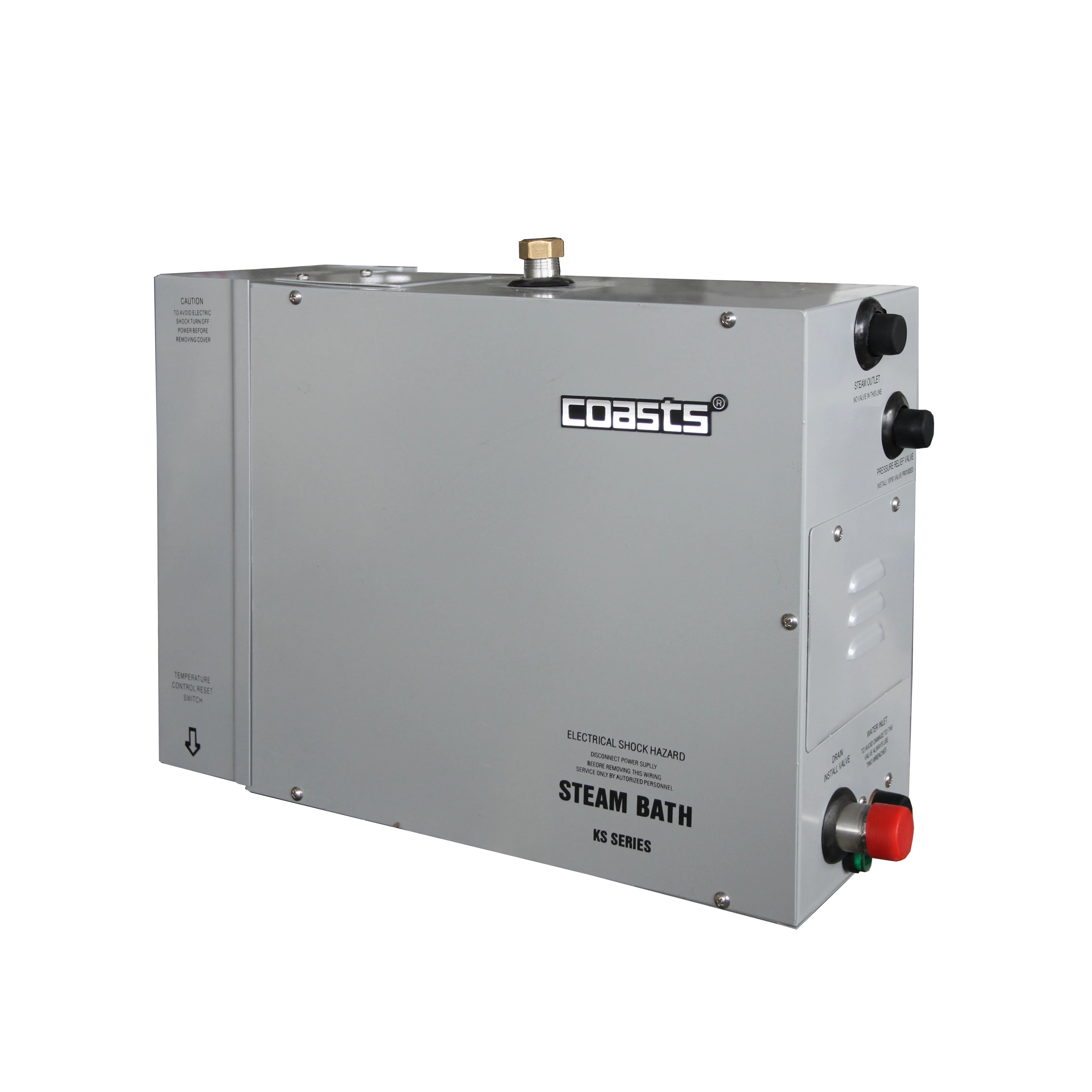 Original Coasts 3-24KW High Power Steam Generator for Steam Bath With Touch Panel