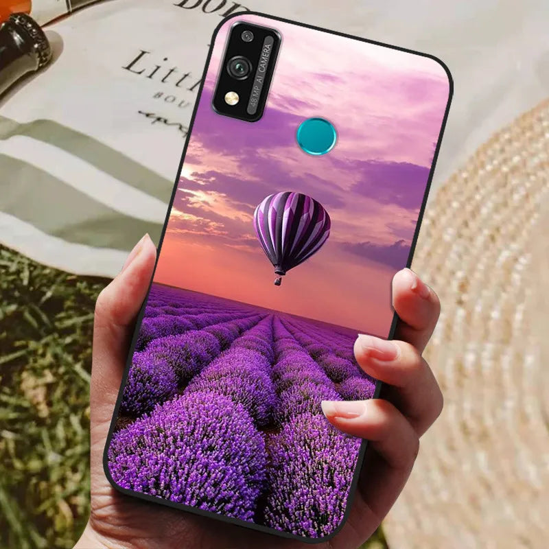 For Honor 9x lite Case Wolf Cartoon Silicon Soft TPU Back Cover For Huawei Honor 9X lite Phone Cases Honor9x Lite Fundas Coque