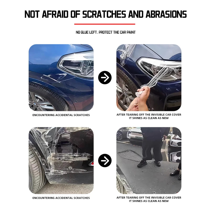 23-Year-Old Model X Glossy TPU PPF Pre-Cut Car Paint Protection Film Self-Repairing Anti-Yellowing Material UV Proof for Body