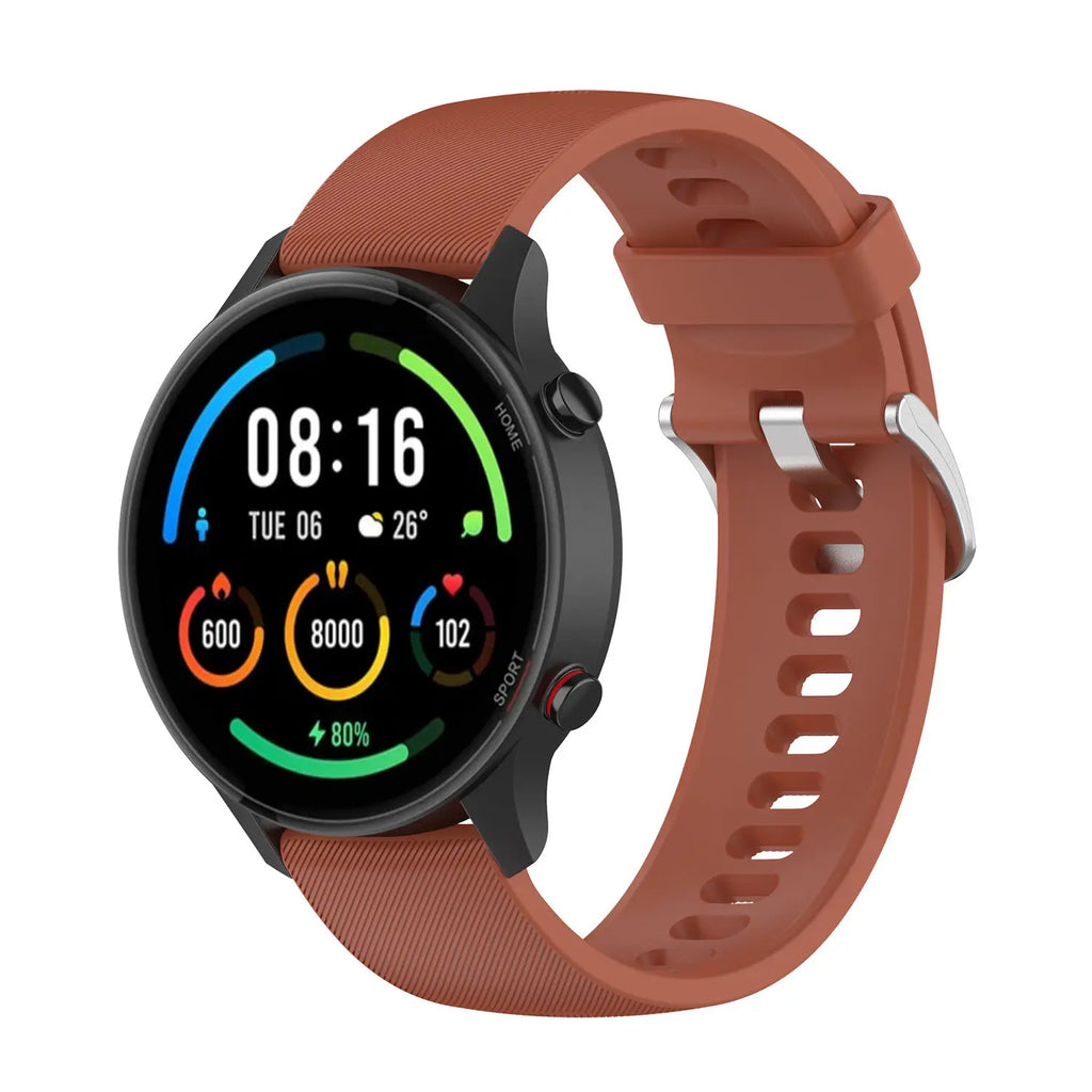 22MM Silicone WatchBand Strap For Xiaomi MI Watch Color Sport Smart Wristband For Xiaomi Haylou RT LS05S Bracelet WirstStrap