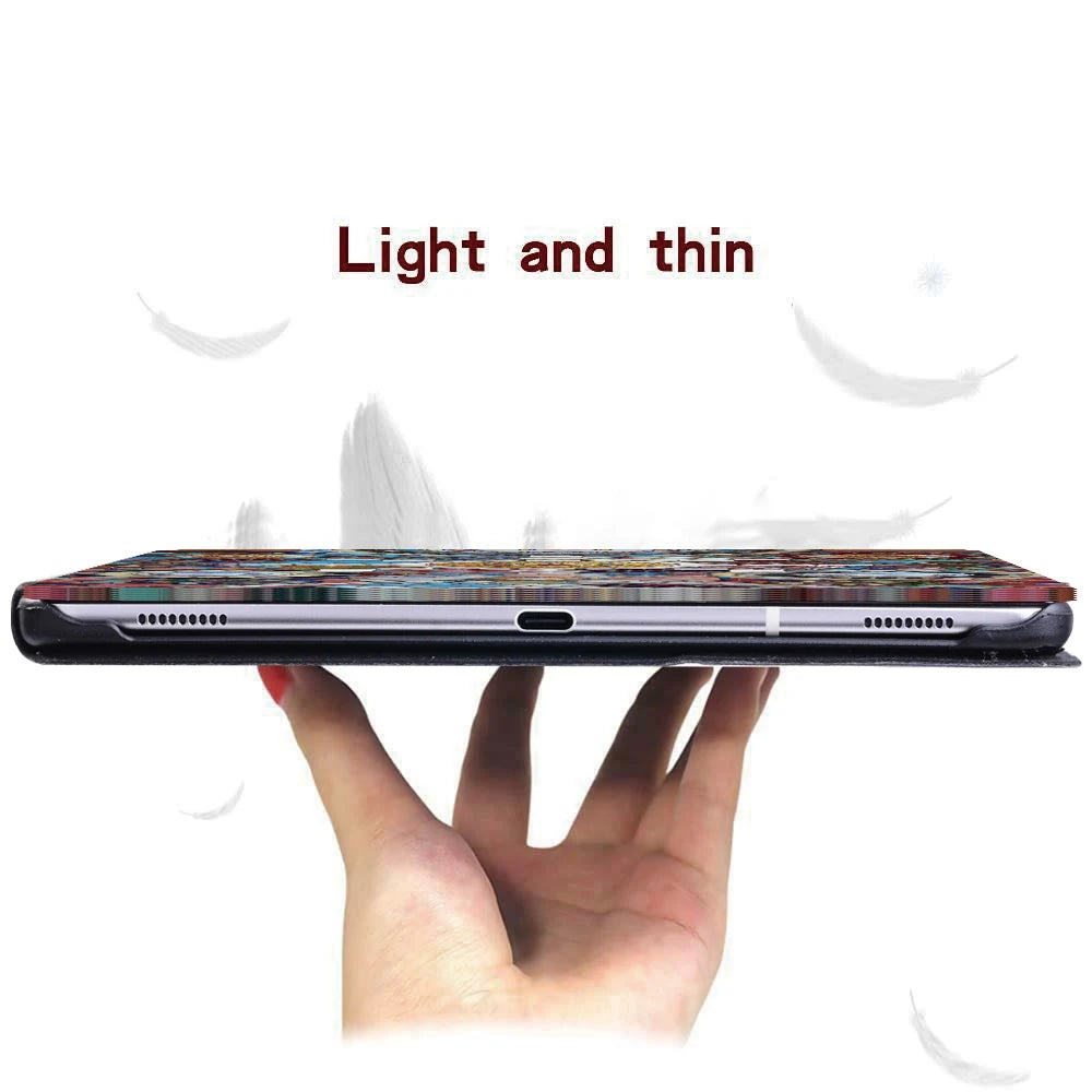 Case for Funda Tablet Lenovo Tab E10 10.1"/Tab M10 10.1"/Smart Tab M10 FHD Plus 10.3" TB-X606F M7 M8 TB-8505 Stand Tablet Cover