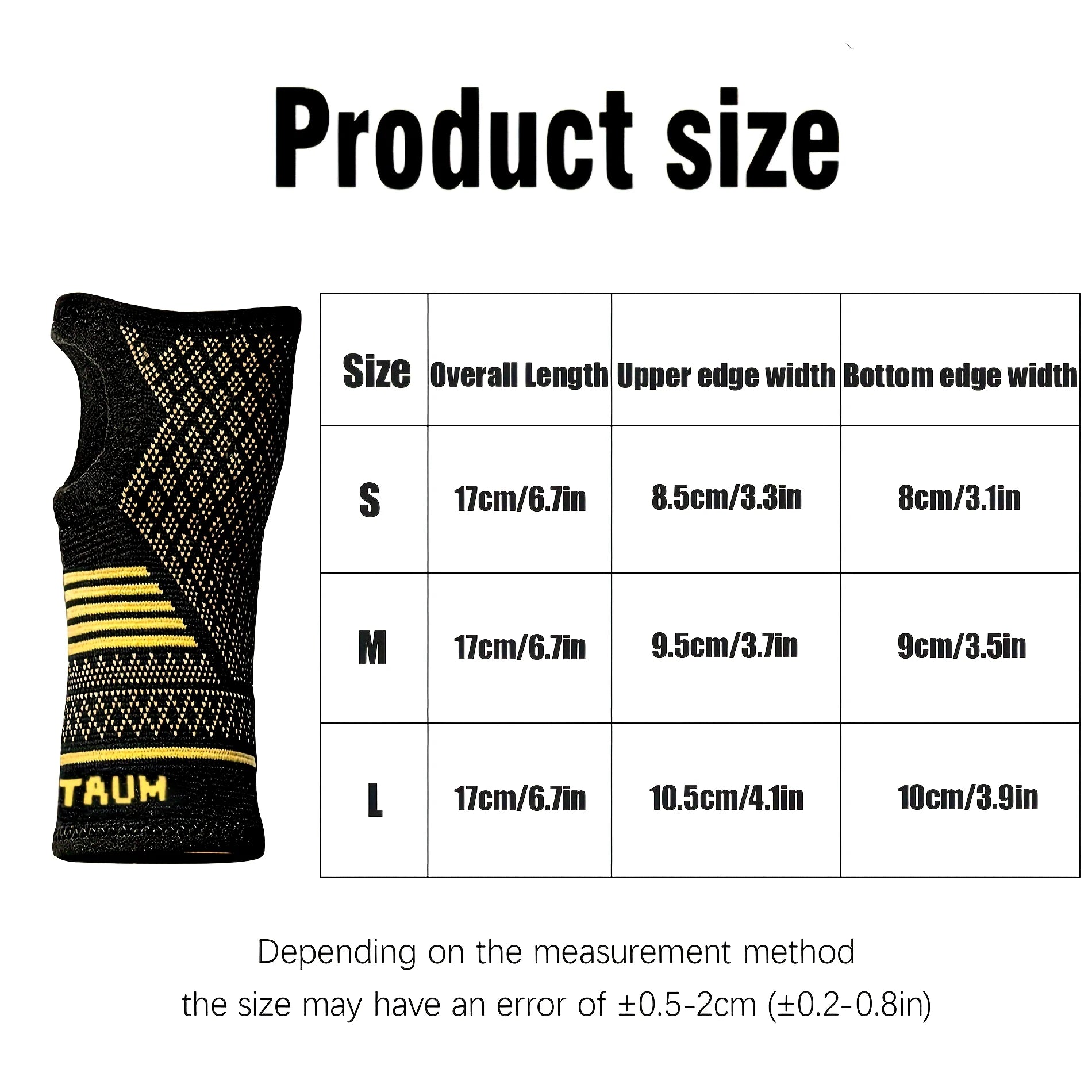 1 Pair Copper Wrist Compression Sleeves Support Brace Unisex for Sports Fitness Workouts Typing Breathable Hand Protection