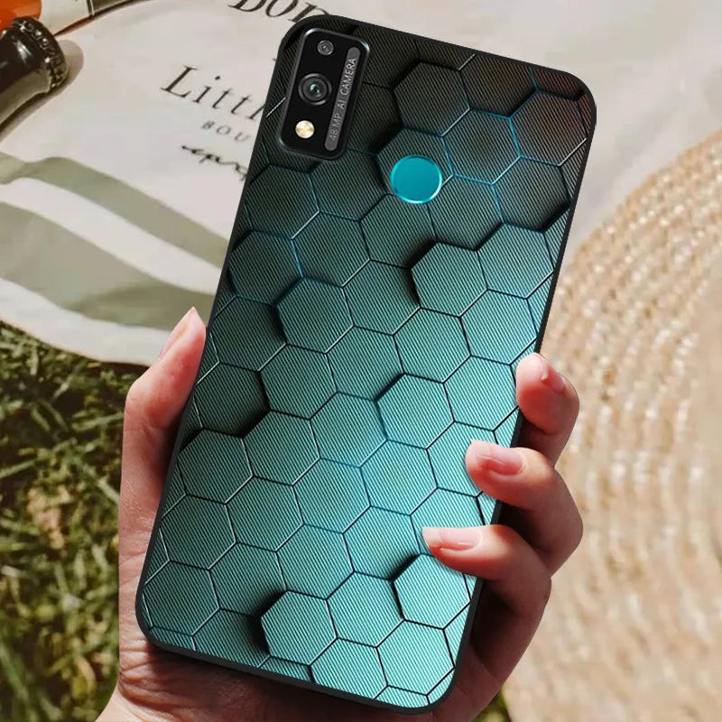 For Honor 9x lite Case Wolf Cartoon Silicon Soft TPU Back Cover For Huawei Honor 9X lite Phone Cases Honor9x Lite Fundas Coque