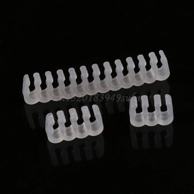 16Pcs/Set PP Cable Comb/Clamp/Clip/Organizer/Dresser for 2.5-3.2mm PC Power Cables Wiring 4/6/8/24 Pin Computer Cable Manager