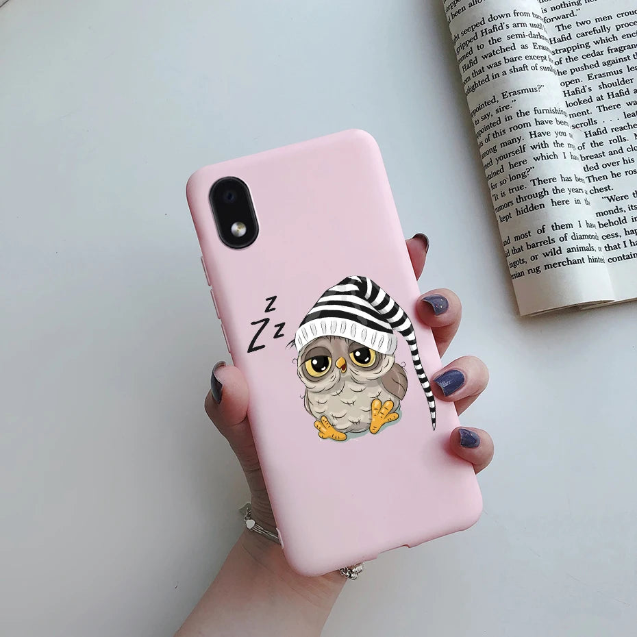 For Samsung Galaxy A01 core Cases Silicon Back Cover Soft Sunflower Phone Case For Samsung A01 core SM-A013 a 01 m01 Core Case