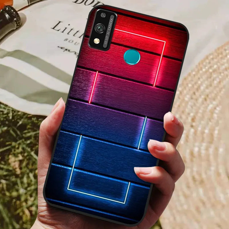 For Honor 9x lite Case Wolf Cartoon Silicon Soft TPU Back Cover For Huawei Honor 9X lite Phone Cases Honor9x Lite Fundas Coque