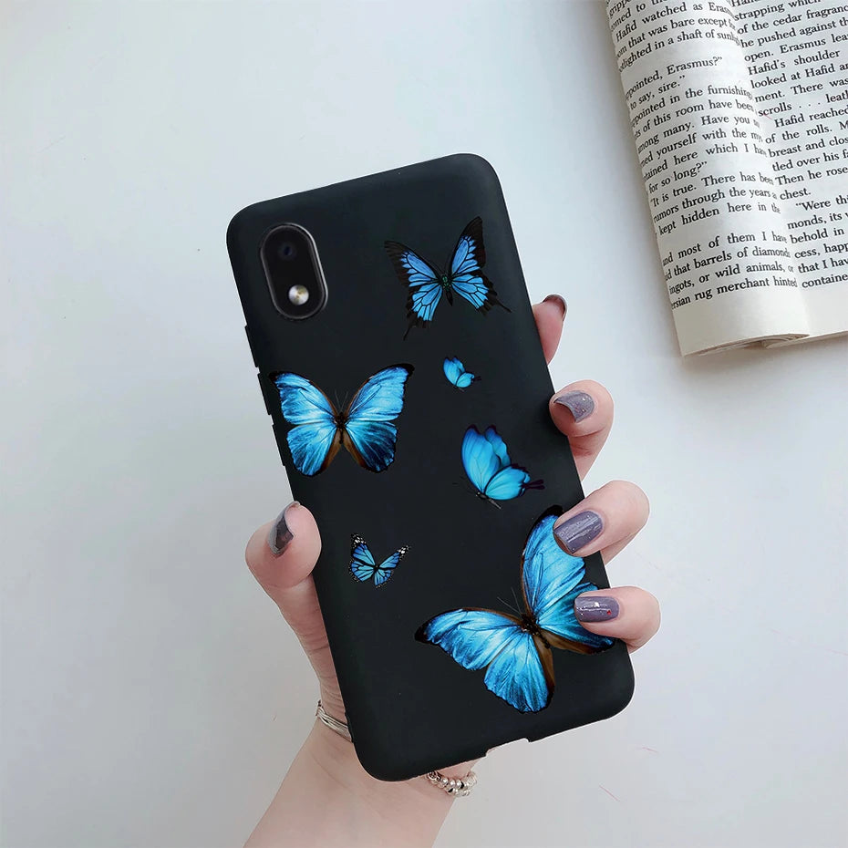For Samsung Galaxy A01 core Cases Silicon Back Cover Soft Sunflower Phone Case For Samsung A01 core SM-A013 a 01 m01 Core Case
