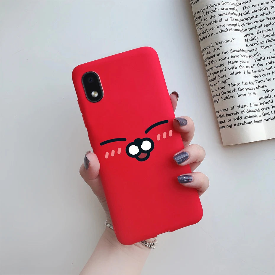 For Samsung Galaxy A01 core Cases Silicon Back Cover Soft Sunflower Phone Case For Samsung A01 core SM-A013 a 01 m01 Core Case