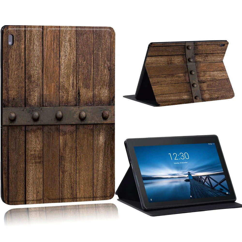 Case for Funda Tablet Lenovo Tab E10 10.1"/Tab M10 10.1"/Smart Tab M10 FHD Plus 10.3" TB-X606F M7 M8 TB-8505 Stand Tablet Cover