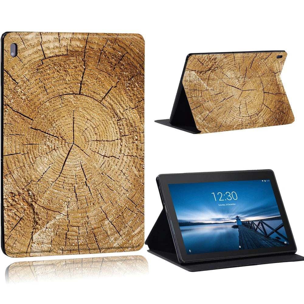 Case for Funda Tablet Lenovo Tab E10 10.1"/Tab M10 10.1"/Smart Tab M10 FHD Plus 10.3" TB-X606F M7 M8 TB-8505 Stand Tablet Cover