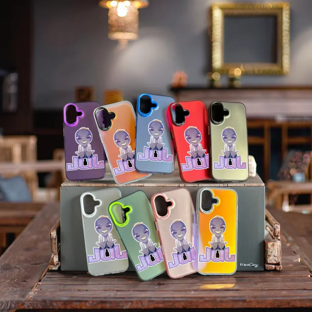 Stylish Telephone Coque Jul for iPhone 7 8 Xs Xr 11 12 13 14 15 16 Pro Max Designer Phone Case Hull