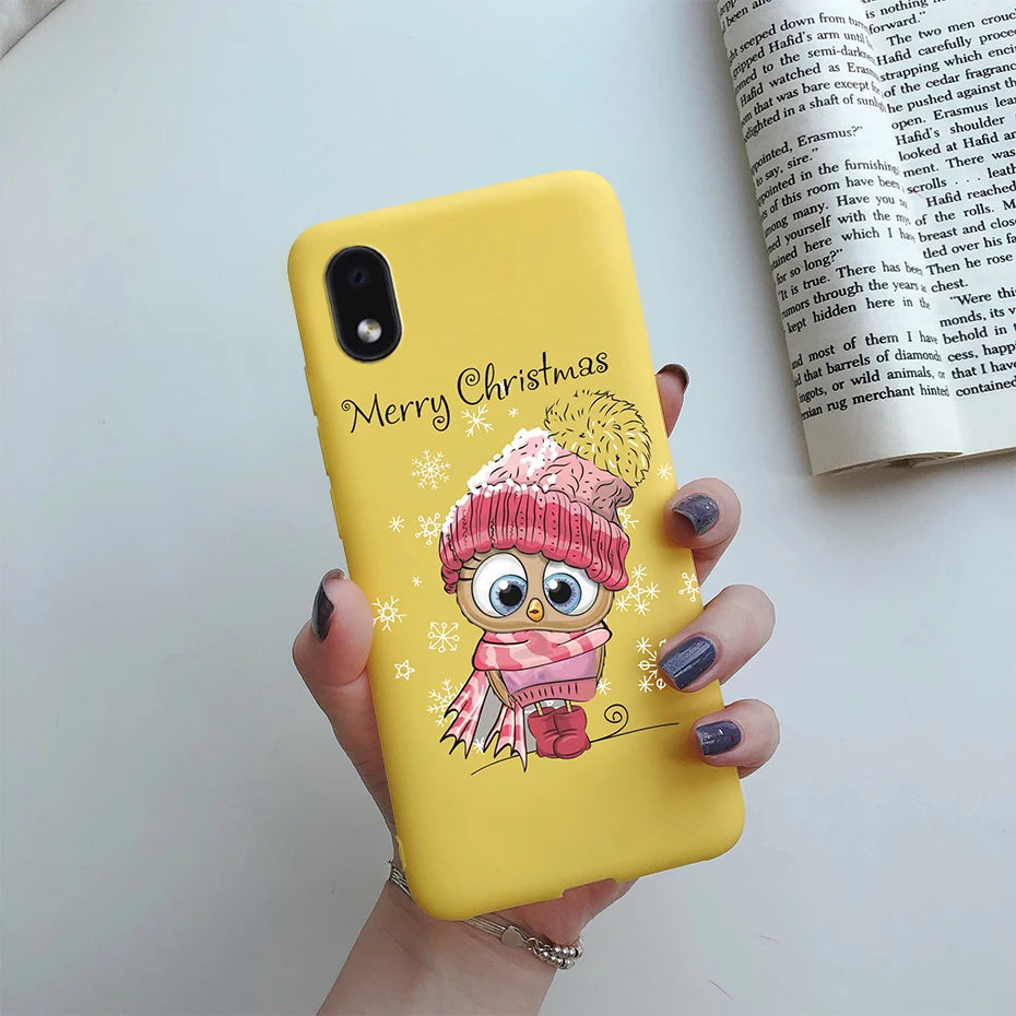 For Samsung Galaxy A01 core Cases Silicon Back Cover Soft Sunflower Phone Case For Samsung A01 core SM-A013 a 01 m01 Core Case